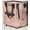 Pink-L, variant on Reusable Grocery Bag on Wheels,Rolling Tote,Foldable Shopping Bags with Wheels and Handle for Trips, Moving, Laundry, Kitchen