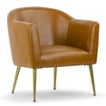thumbnail image 2 of Ayame Gray Boucle Accent Chair with Black Iron Legs, 2 of 6