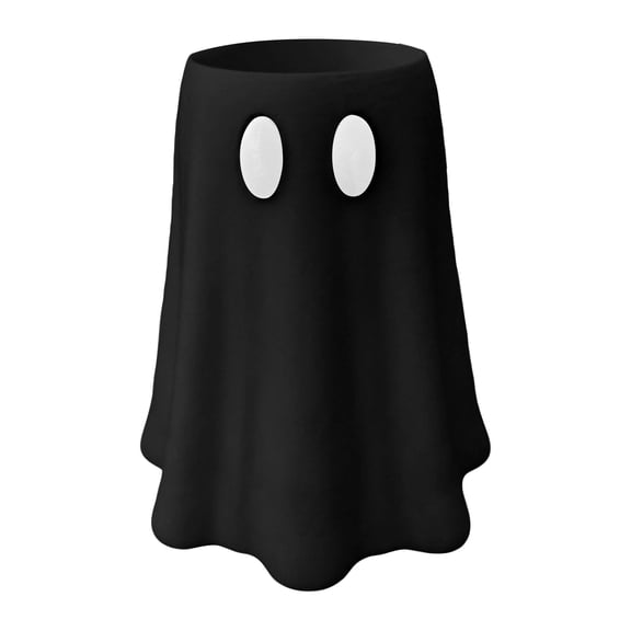 Halloween Ghost Can Holder Funny Ghost Figurine Decorative Drink Stand Universal Beverage Can Sleeve Spooky Holiday Tabletop Display