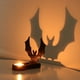 thumbnail image 1 of Hogar y jardín, Decoración del hogar, Decoración de Halloween, Soporte para velas, Adornos de escritorio para tartas, Portavelas de murciélago, 1 of 5