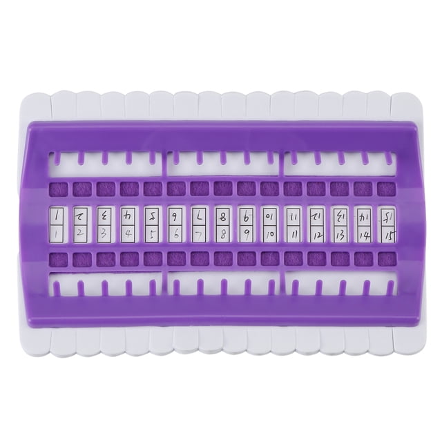 Organizador de hilo de posición, organizador de hilo de punto de cruz de 30 posiciones, soporte para agujas, tecnología innovadora