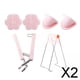 thumbnail image 1 of Gadget de Cocina Antiescaldado BLESIY 4 Piezas de Silicona Juego de Pinzas de Placa Caliente, 1 of 8