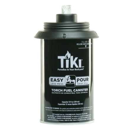 TIKI® Brand 12 oz. Torch Replacement Canister with Easy Pour System (Best Way To Put Tiki Torches In Ground)