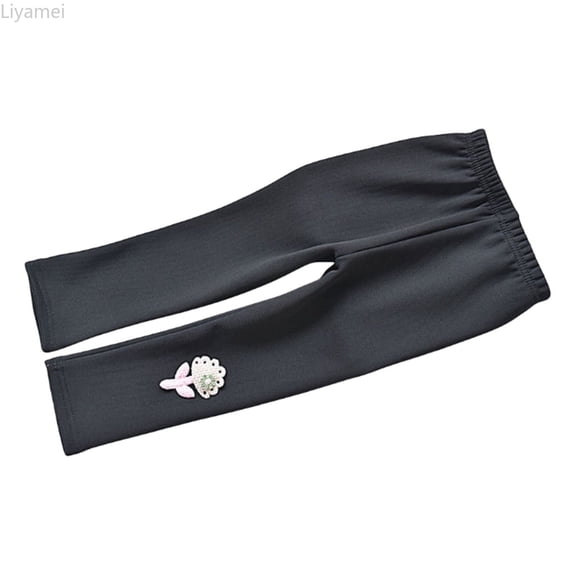 Liyamei Girls Thermal Leggings with Warm Lined for Winter Thick Trousers Size 0-7 Years