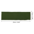 thumbnail image 4 of 3 diademas deportivas para hombres y mujeres, bandas antideslizantes para el cabello, bandas para la cabeza para correr sudor para deportes de fitness, verde militar, 4 of 7