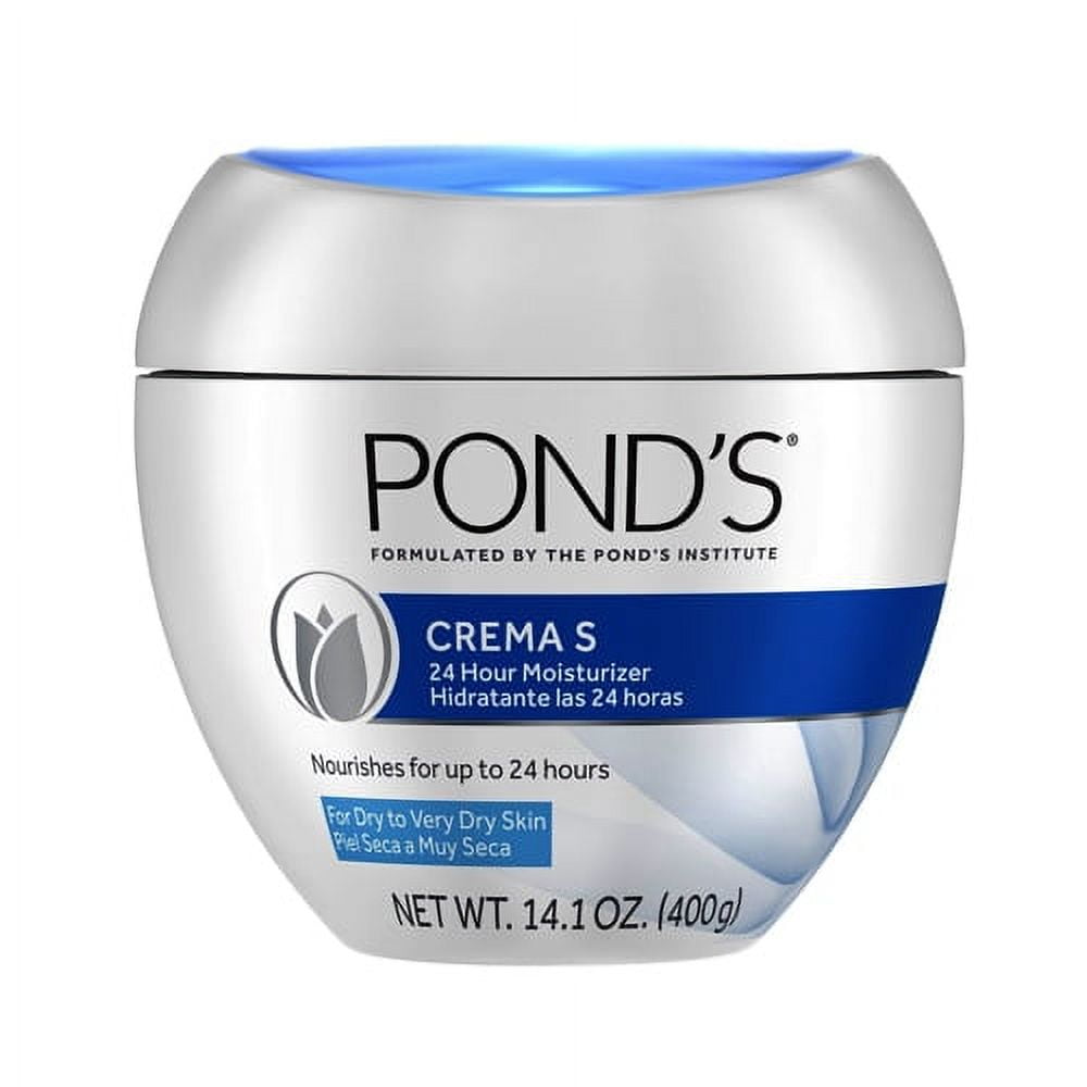 Ponds Crema S Nourishing Moisturizing Cream, 14.1 Oz, 2 Pack