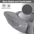 thumbnail image 3 of Kisdream Hip Seat Baby Carrier, Baby Hip Seat Ergonomic, Adjustable Waist Belt, Zipper Pocket for Essentials for 0-36 Months 7-41lbs Newborn, Grey, 3 of 9
