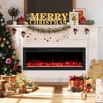 thumbnail image 4 of Costway 50" Smart WiFi Electric Fireplace Work with Alexa & Google Assistant & Recessed, 4 of 11