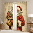 thumbnail image 2 of Homewish Santa Claus Child Curtains Pack of 2 (42x84 Each), Magic Christmas Fairy Tale Curtains Blackout, Happy New Year Bedroom Curtains, Living Room Curtains Decor, 2 of 6