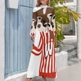 thumbnail image 3 of Vestido largo Bucky Badger & Culvers Ropa de verano para mujer Vestido de noche, 3 of 4