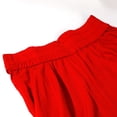 thumbnail image 5 of XIAOCHA Womens Bow Belted Skirt Flared A Line Pocketed Asymmetrical High Waisted Maxi Skirt Soft Elegant Work Skirts, 5 of 6