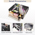 thumbnail image 3 of FORMRS Womens Corduroy Tote Bag Crossbody Shoulder Handbag with Pocket, Colorful White, 3 of 7
