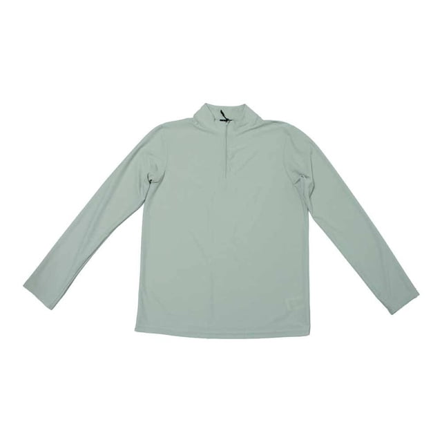 Sudadera Athletic Works para Caballero Cierre Corto Gris Talla EG