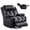 Model 5517 - Black - Single Motor, variant on MEROUS Power Lift Recliner Chair with Heating and Massage, Electric Lift Assist Recliner for Elderly, Breathable Leather Reclining Sofa, Gray