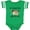 Football Green and White, variant on Inktastic My Godmother Loves Me with Sloth and Hearts Boys or Girls Baby Bodysuit