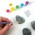 thumbnail image 6 of (2 pack) Hello Hobby Paint Your Own Decorative Rocks, Child Craft Kit, 6 of 8