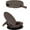 Oil Rubbed Bronze, variant on Westbrass D50TP-07 Lever Assisted Replacement Trim for Cable Drive Bath Drain Waste & Overflow Assemblies, Satin Nickel