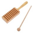 thumbnail image 4 of WEUVEB Wood Guiro Toy for Kids Playing with Assorted Color and Smooth Surface Sturdy Lightweight, 4 of 7