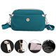 thumbnail image 1 of Bolso de hombro Compuesto de nailon duradero con cremallera Mujer Lady Party Lake Blue Blue Wdftyju Para Estrenar, 1 of 3