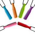thumbnail image 5 of 10pcs Baby Silicone Teether Kids Chew Necklace Sensory Chewy Pendant Oral Motor Toys Therapy Tools for Autism chidren's goods, 5 of 5