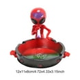 thumbnail image 3 of KGOTA Alien Smoking Ashtray Outdoor Ash Tray Cool Ashtrays For Cigarettes (Red), 3 of 9