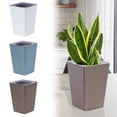 thumbnail image 3 of TAROFISH Household Planter, 1 PCS Auto Watering Plant Pot, Square PP Planter for Indoor and Outdoor Plants, 3 of 5