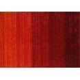 thumbnail image 1 of Ahgly Company Indoor Rectangle Contemporary Red Abstract Area Rugs, 2' x 5', 1 of 6