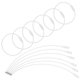 thumbnail image 1 of Uxcell 100Pcs Cable de llavero, 6 pulgadas Lazos para etiquetas de equipaje Diseño duradero Blanco, 1 of 7