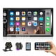 thumbnail image 1 of Liehuzhekeji Estéreo de coche doble DIN pantalla táctil de 7 pulgadas Radio de coche 2 Din con Bluetooth FM, reproductor MP5 con entrada USB/SD/AUX Autoradio 2 Din con Mirror Link SWC, reproductores m, 1 of 5