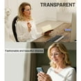 thumbnail image 5 of OCCI CHIARI Women's Blue Light Blocking Reading Glasses Stylish Computer Readers UV400 Protection Clear Vision +1.0 +1.5 +2.0 +2.5 +3.0 +3.5 +4.0 +5.0 +6.0 Composite Lens, (Transparent ,3.00), 5 of 8