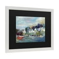 thumbnail image 2 of Richard Wallich 'Dock' Matted Framed Art, 2 of 4