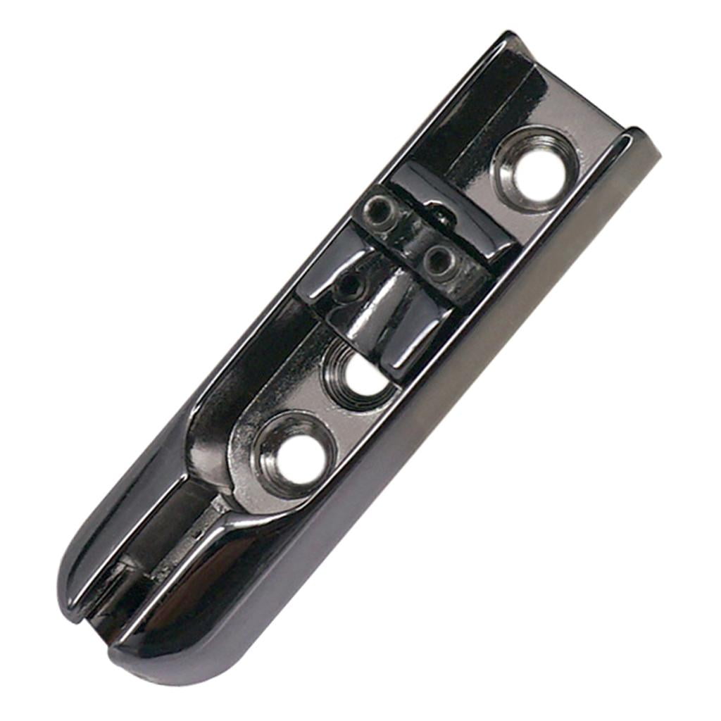 4 Pieces Bass Bridge W/ Screws for 4 String Electric Bass Guitar Accessories - black, 60..7mm
