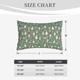thumbnail image 6 of Bixox Mushrooms Gnome Printed Pillow Protector,Super Soft Ideal for Home,Guests,Rentals - 16"x24", 6 of 8