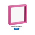 thumbnail image 3 of Uxcell Floating Thin Film Display Box, ABS Frame Case 4.33 inch x 4.33 inch x 0.79 inch Red Pack of 5, 3 of 5