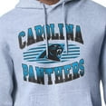 thumbnail image 3 of Men's Starter Heather Gray Carolina Panthers Team Grit Graphic Hoodie, 3 of 3