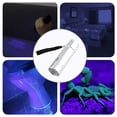 thumbnail image 5 of 395nm Ultravioleta 9 LED Linterna Luz de detección portátil Antorcha (Plata), 5 of 5