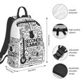 thumbnail image 4 of 5 Seconds Of Summer 5sos Casual Daypack Student Satchel Lightweight Backpack Rucksack Fashion Printed School Bag, 4 of 9