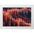 thumbnail image 1 of Austin 32x23 White Modern Wood Framed Museum Art Print Titled - Bryce Canyon at Sunset, 1 of 4