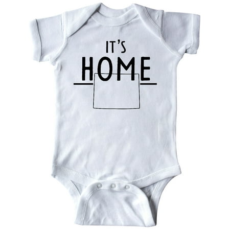

Inktastic It s Home- State of Wyoming Outline Gift Baby Boy or Baby Girl Bodysuit