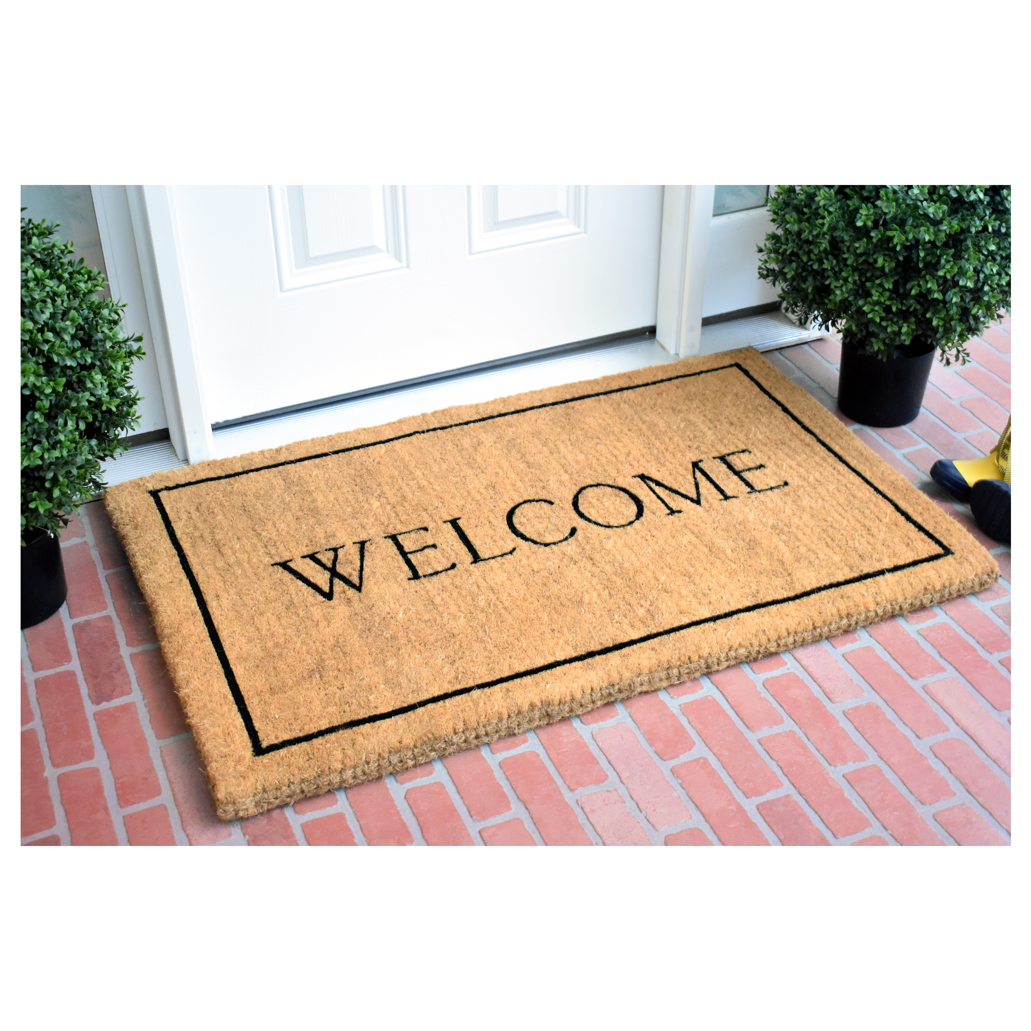 Welcome Border Doormat