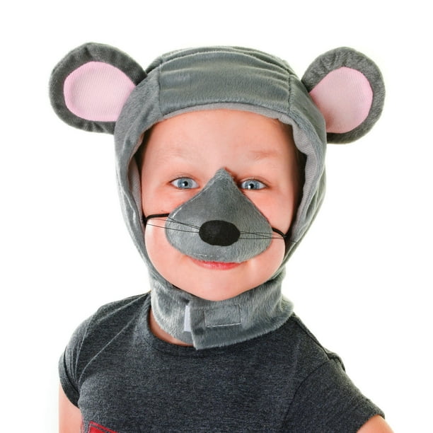 Bristol Novelty - Set de Accesorios para Disfraz Infantil de Ratón (Gris/Rosa/Negro)