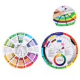 thumbnail image 3 of Professional Mix Color Wheel, Three-tier Color Wheel, For Nail Art For Painting, 3 of 8