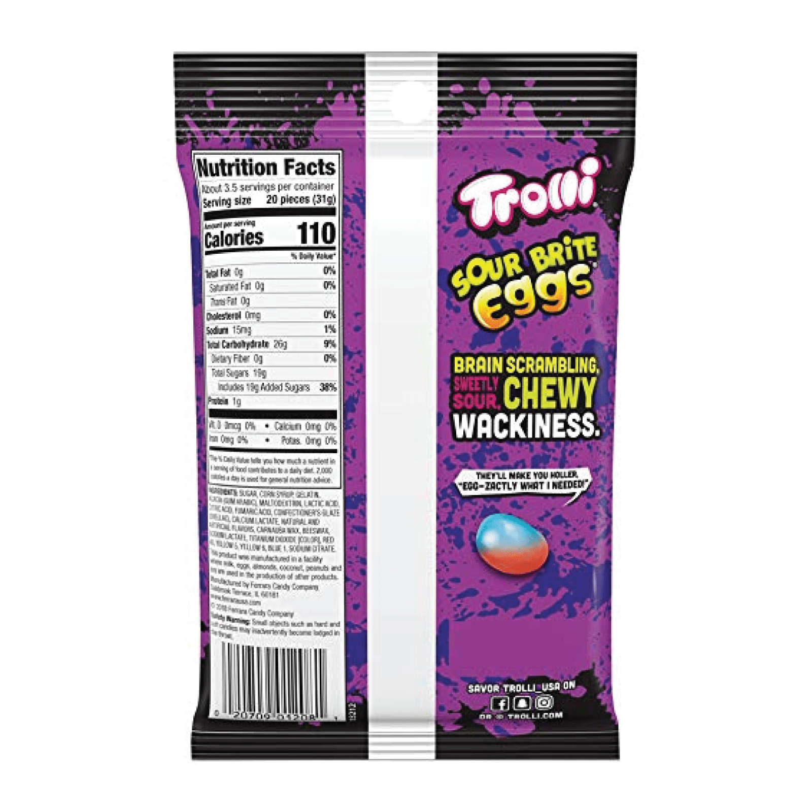 6x Bags Trolli Sour Brite Eggs Gummi Candy | 4oz | Fast Shipping!