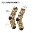 thumbnail image 3 of Pofeuu Watercolor Dogs Print Crew Socks, Adult Running Hiking Socks for Youth and Adult, 3 of 7
