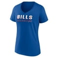 thumbnail image 2 of Women's Royal Buffalo Bills Primary Play V-Neck T-Shirt, 2 of 3