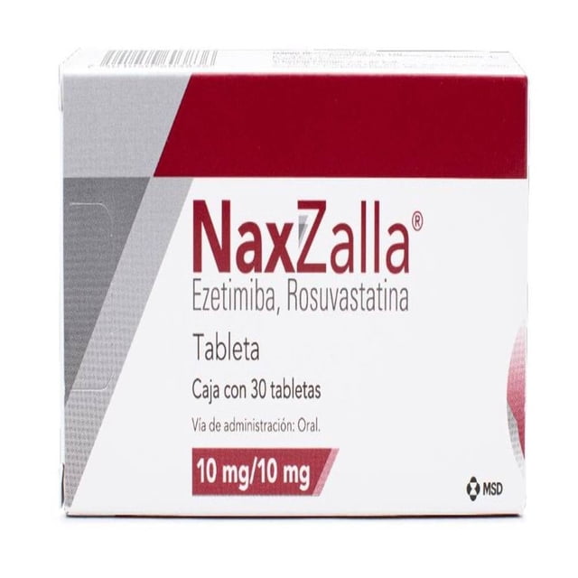 Naxzalla 10 mg/10 mg 30 tabletas