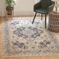 thumbnail image 3 of SAFAVIEH Monaco Toria Traditional Area Rug, Ivory/Grey, 4' X 5'7" - Traditional Design, Ivory & Grey, Ideal for Living Room, Bedroom, Dining Space, Entryway, Bathroom, Bedside, 3 of 9