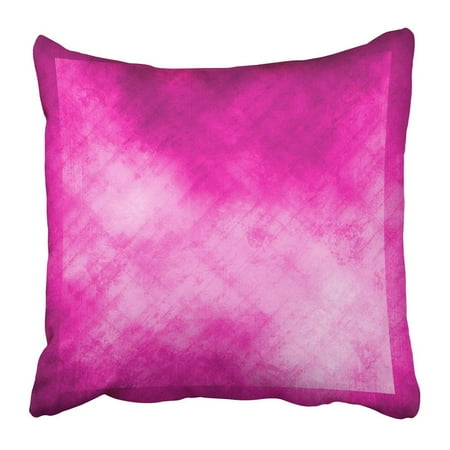 Pink Collection Birth Announcement - BPBOP Black Solid Abstract Pink Colorful Color Hot Announcement Beautiful Birth Border Bright Pillowcase Pillow Cushion Cover 20x20 inch
