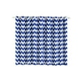thumbnail image 6 of Efavormart 2 Panels White/Royal Blue Polyester Chevron Design Thermal Insulated Blackout Room Darkening Grommet Top Curtain 52"x64", 6 of 9