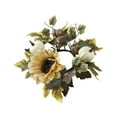 thumbnail image 3 of Mornei Flowers Sunflowers Wreath Pumpkin Fall Wreath Floral Pumpkin Wreath Thanksgiving Champagne, 3 of 9